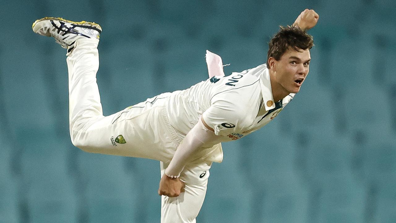 Mitchell Swepson wasn’t spared from Allan Border’s verbal attack.