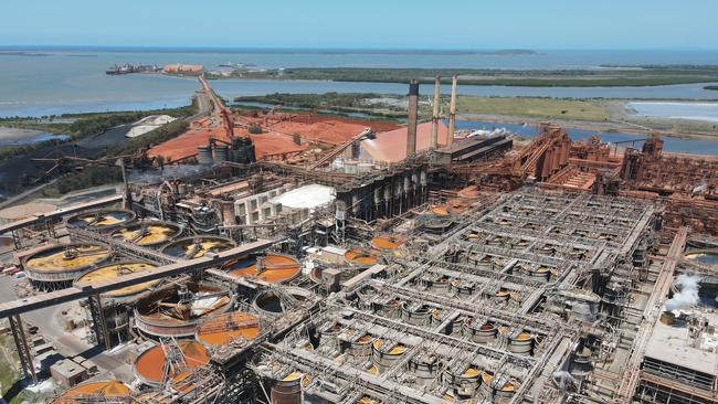 Queensland Alumina Limited Gladstone. Picture: Rodney Stevens DJI Mavic Air 2