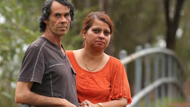 Gregory and Sharmila Lenthall in 2017. Picture: Lyndon Mechielsen/The Australian