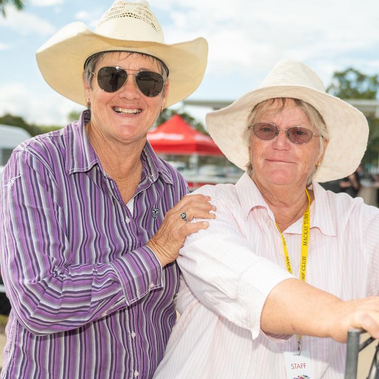 Lisa Mietzel and Chris at NQ Classic Derby Day Mackay Turf Club Saturday 30 September 2023 Picture: Michaela Harlow