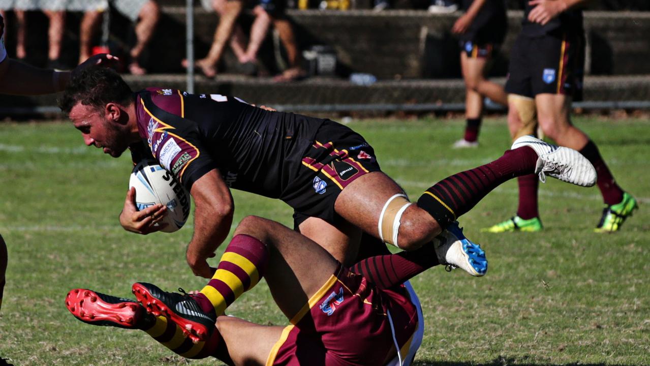 Hills Bulls vs Guildford Owls in the Gremmo Memorial Shield at Crestwood Oval on the 7th of April 2019. Photographer: Adam Yip