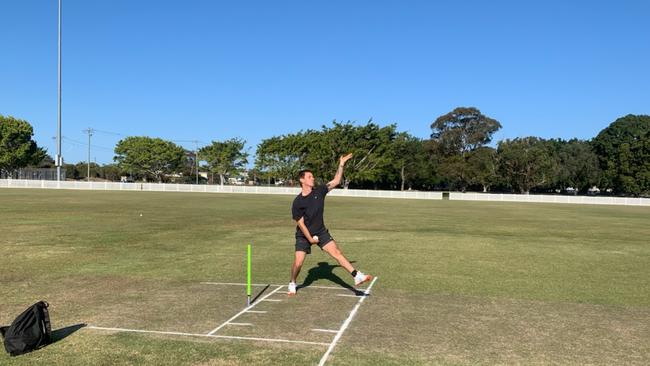 The club created a turf wicket for Zampa in three days.