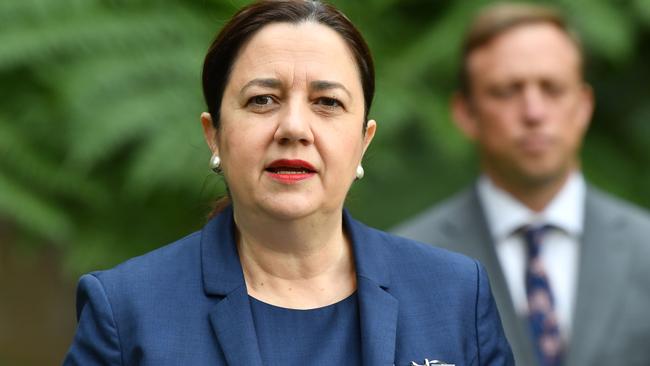 Queensland Premier Annastacia Palaszczuk on Wednesday. Picture: AAP