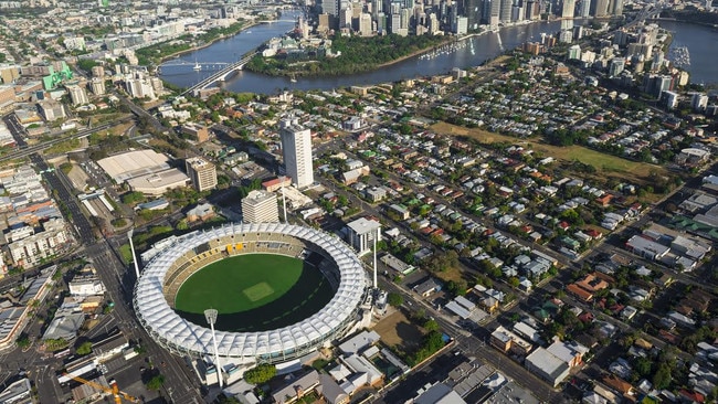 There’s not a whole heap of space for the Gabba to expand or be redeveloped.