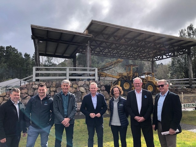 The Premier and stakeholders at the signing of an MoU in Queenstown.