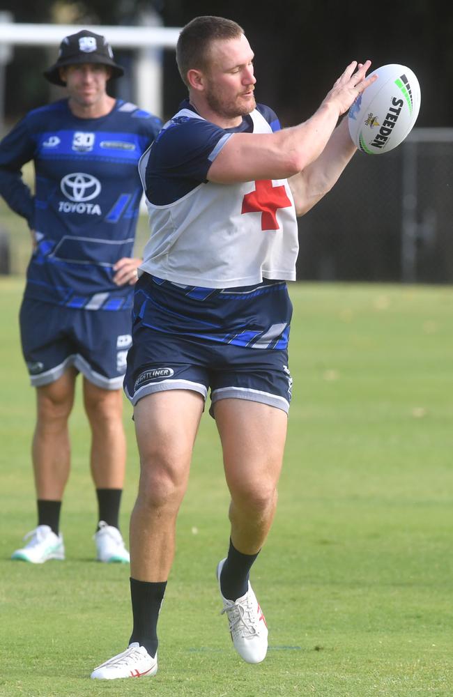 North Queensland Cowboys pre-season training in November 2024 at the Townsville Sports Reserve. Picture: Evan Morgan