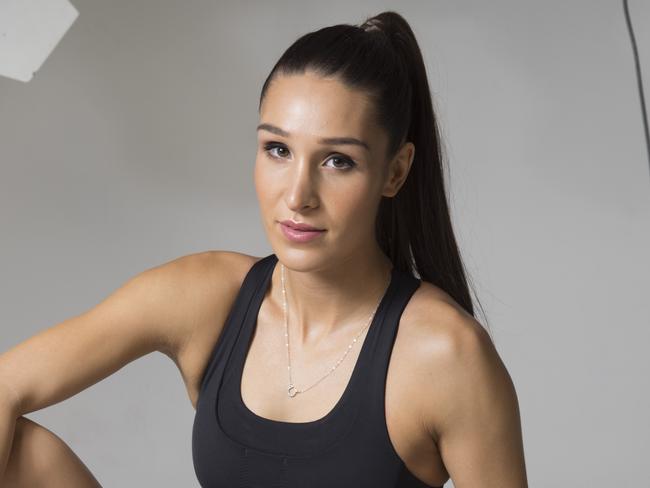 Sunday Mail Fashion, Activware with Kayla Itsines. Picture: Nick Clayton