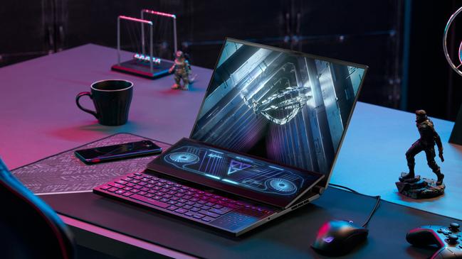 The ASUS ROG Zephyrus Duo 16 features two screens.