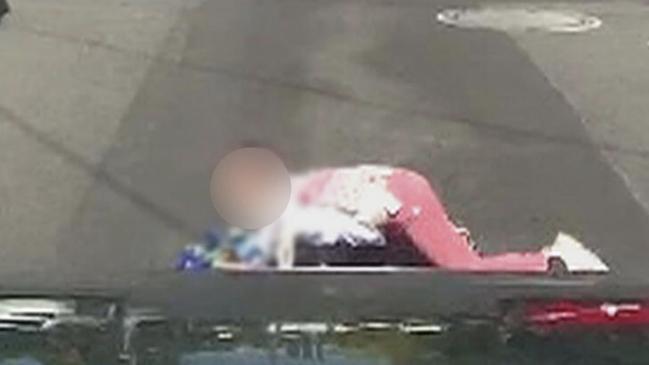 The child was not seriously hurt in the incident. Photo: DashCam Owners Australia