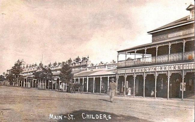 Historic photos of the Grand Hotel.