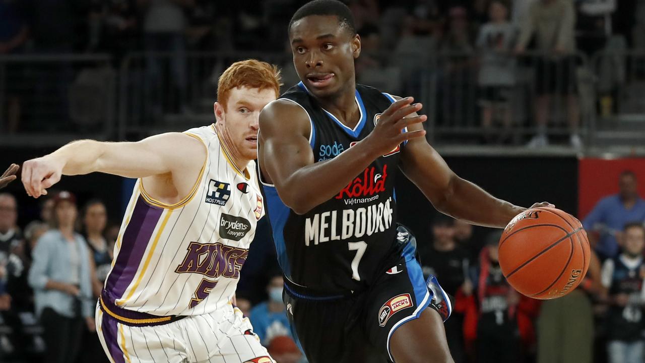 Caleb Agada and Melbourne United dominated the Kings. Picture: Getty Images