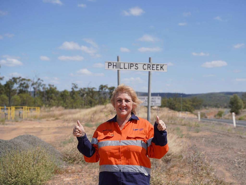 The LNP will commit $14.4m to replace the Phillips Creek Bridge on Saraji Road. Michelle Landry MP has called on state government to ante up the remaining $3.6m for the project.