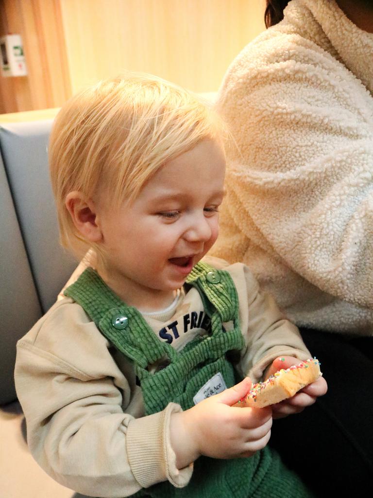 Sweetbrew's fairy bread got the tick of approval from my two-year-old nephew. Picture: Stephanie Dalton