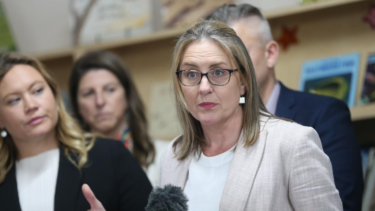 Victorian premier Jacinta Allan has defended the ongoing role of council monitors in Geelong. Photo: Alan Barber.