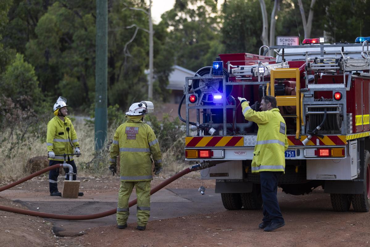 Firies have saved homes in Warrigal Estate. 