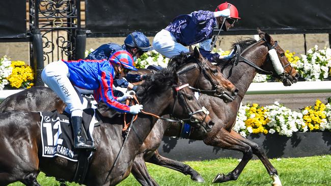 Twilight Payment after winning last year’s Melbourne Cup. Picture: Getty Images