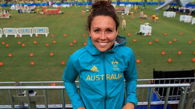 Chloe Esposito was all smiles after her Rio win. Picture: Adam Head