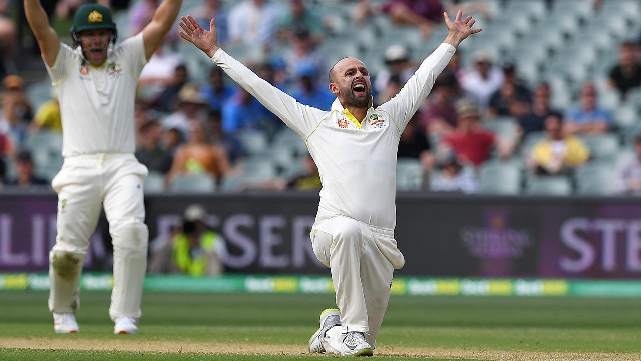 Warnie says Nathan Lyon is the man to tame Pujara. Picture: AAP