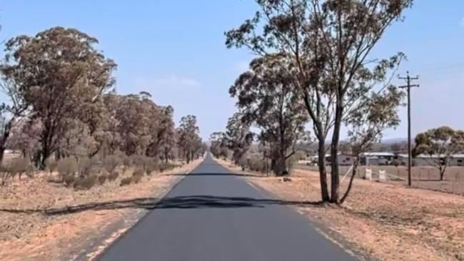 The officer was bashed after he walked up to a car parked on the remote North Minore Rd at Minore. Picture: Google Maps