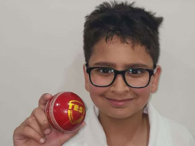 Saahir Sharma took two hat-tricks in the same game for Clayton District's under-11s.