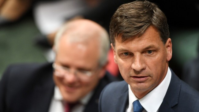Former energy minister Angus Taylor has argued the previous government successfully managed the energy market prior to the election. Picture: Getty