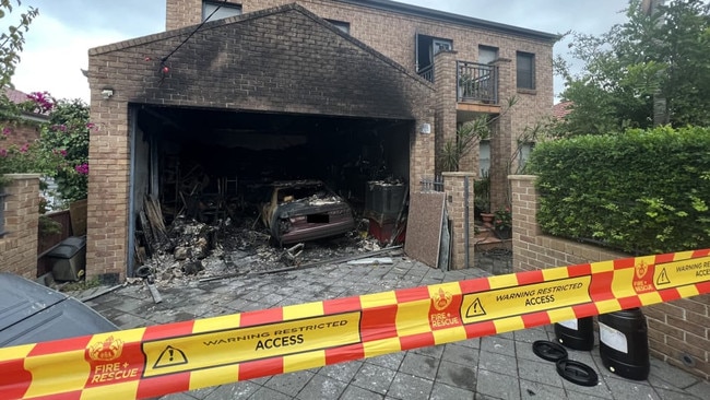 An e-bike battery fire gutted this home in Eastgardens, Sydney on March 19.