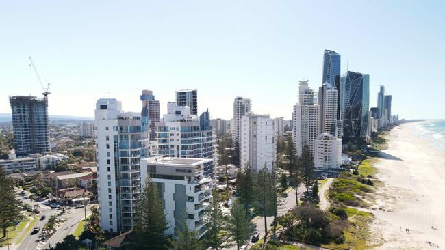 The Gold Coast is facing a tough road ahead. Picture: Brendan Radke