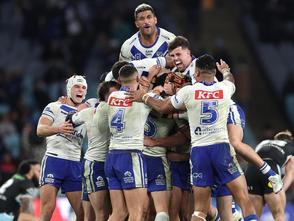 The Bulldogs look set to play finals footy in 2024. Picture: Cameron Spencer/Getty Images