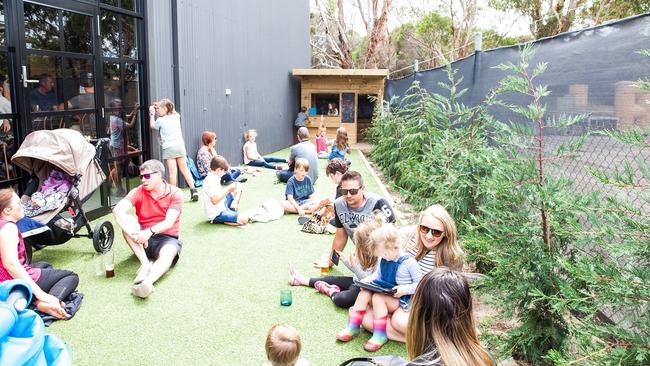 The cubby house at Jetty Road, Dromana, is popular with children. Picture: Jetty Road