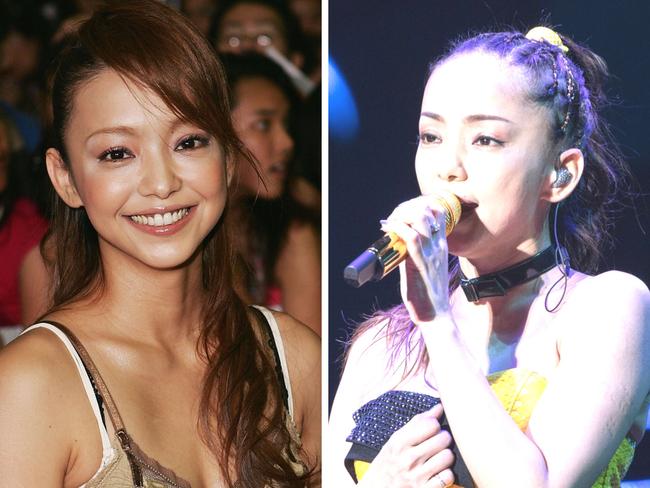 Retired Japanese pop star Namie Amuro.