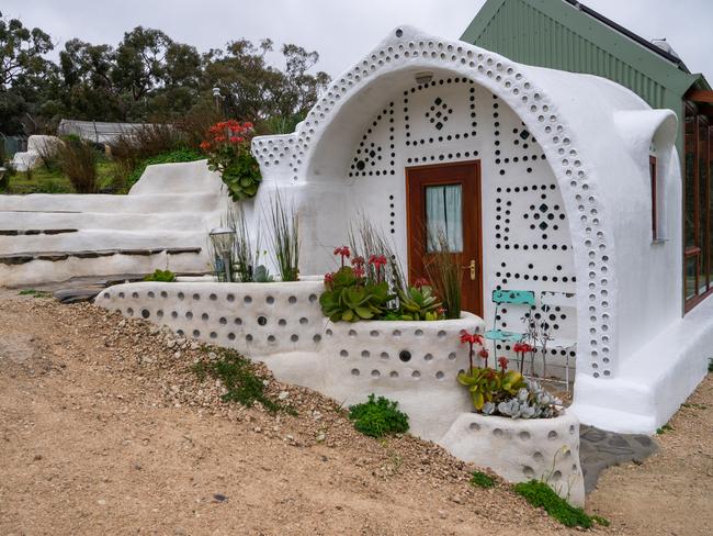 The Ironbank earthship. Picture: Nick Clayton.