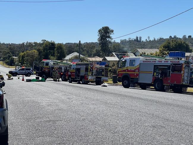 House fire in Nanango June 17, 2024.