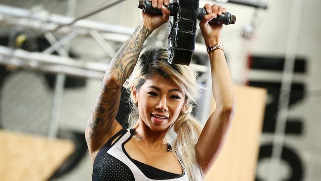 Sopiea Kong was a contestant on Ninja Warrior. Picture: Liam Kidston