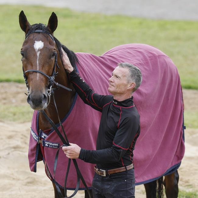 Jan Brueghel with Dean Gallagher. Pic: Michael Klein