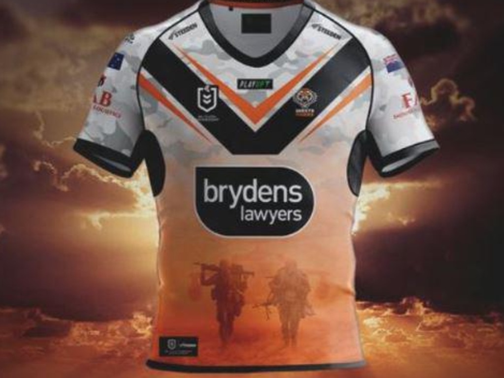 Wests tigers jersey sales 2019