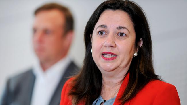 Queensland Premier Annastacia Palaszczuk has been pushing for a quarantine facility at Toowoomba. Picture: NCA NewsWire / John Gass