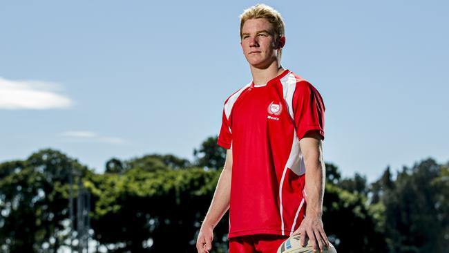 Tom Dearden in 2017 ahead of Palm Beach’s clash with Keebra Park. The 18-year-old is set to debut for Brisbane on Thursday. Picture: Jerad Williams