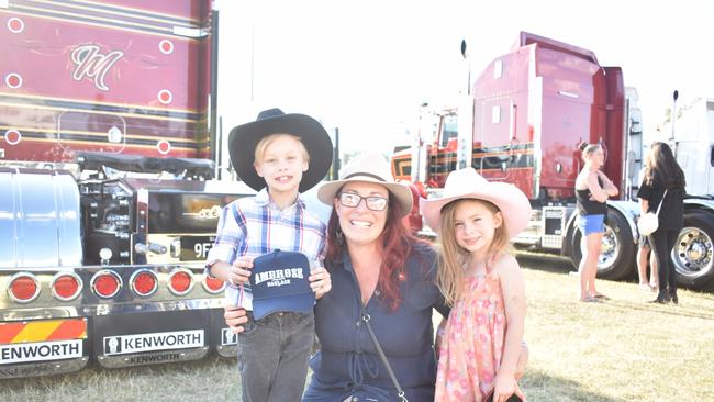 Samual Anderson, Amy Ryan, and Elise Anderson at the Gatton Showgrounds on Saturday morning, September 30 for the 2023 Lights On The Hill memorial event.