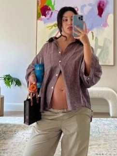 Martha has been candid throughout her pregnancy. Picture: Instagram / Martha Kalifatidis