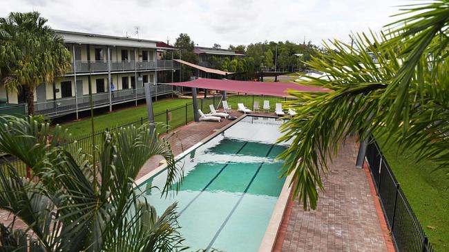 One of the pools and accommodation blocks at <s1>John ‘Foxy’ Robinson’s Wickham Point facility. </s1> <source>Picture: Che Chorley</source>