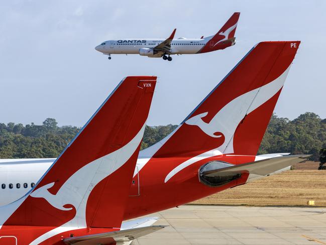 MELBOURNE, AUSTRALIA - NewsWire Photos MARCH 8, 2023. generic stock images of qantas aircraft at Melbourne AirportPicture: NCA NewsWire / David Geraghty