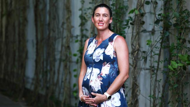 Long-term resident Elizabeth Weidman is excited to give birth to her third child in Weipa, later this year. Picture: Brendan Radke