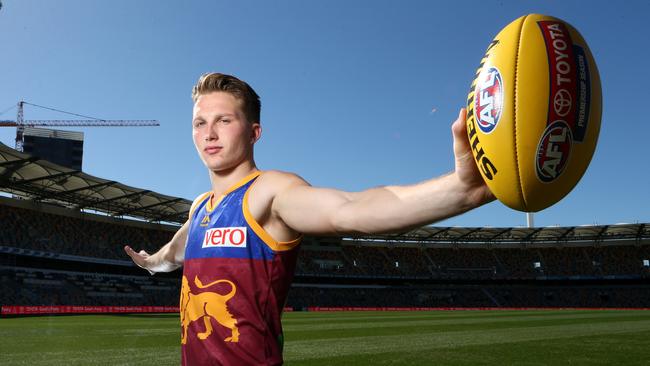 Brisbane Lions player Alex Witherden is The Phantom’s early tip for the Rising Star award. Picture: Darren England.