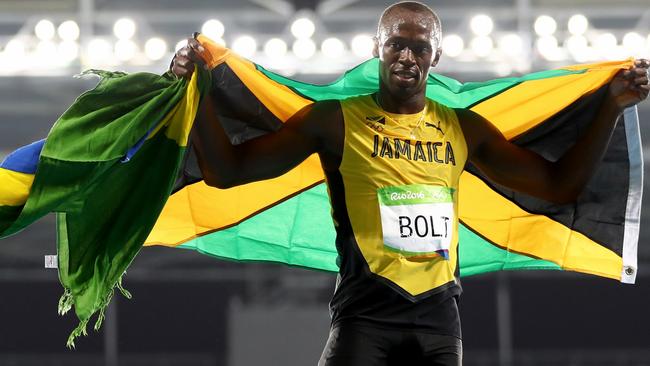 Usain Bolt is still the 100m and 200m world record-holder. Picture: Getty.