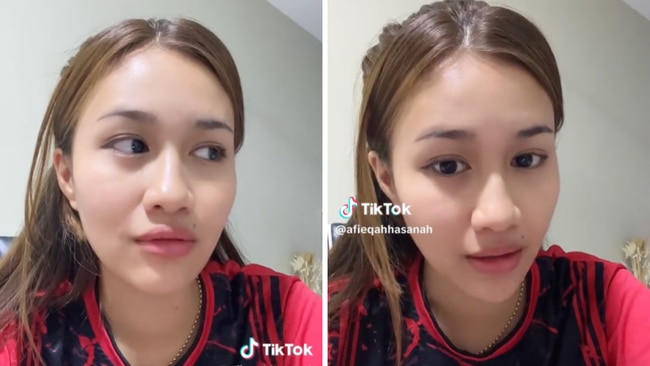 She caught her friend breastfeeding her baby. Source: TikTok