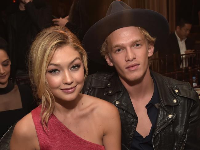 Close ... Gigi Hadid (L) and singer Cody Simpson dated for two years. Picture: Getty