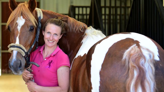 Star Farrier Rachael Kane thinks it’s important for young girls to know that the job is not just for men. PIC Zoe Phillips