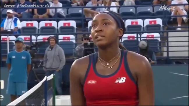 Coco Gauff embroiled in dispute with tennis umpire over rules