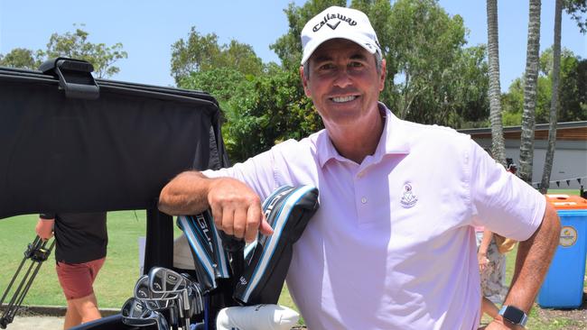 A relaxed and very affable Ian Baker-Finch after playing the Noosa Golf Club Pro Am.