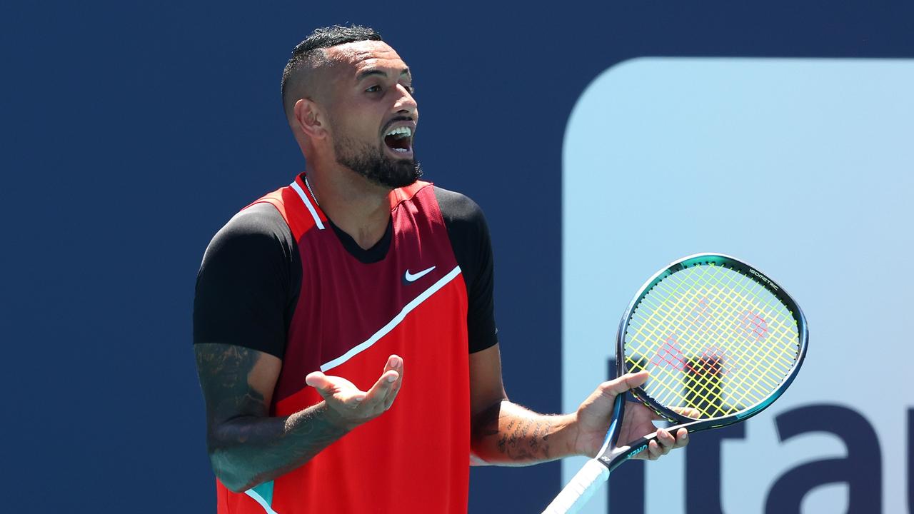 Nick Kyrgios doesn’t approve of the ATP’s initiative. Michael Reaves/Getty Images/AFP